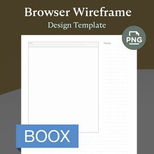 Load image into Gallery viewer, Browser Wireframe