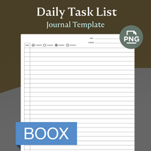 Load image into Gallery viewer, Daily Tasks List Clean