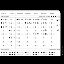 Load image into Gallery viewer, Weekly Fitness Log