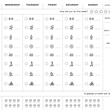 Load image into Gallery viewer, Weekly Fitness Log
