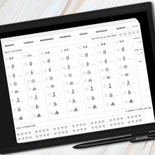 Load image into Gallery viewer, Weekly Fitness Log