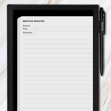 Load image into Gallery viewer, Meeting Minutes