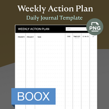 Load image into Gallery viewer, Weekly Action Plan