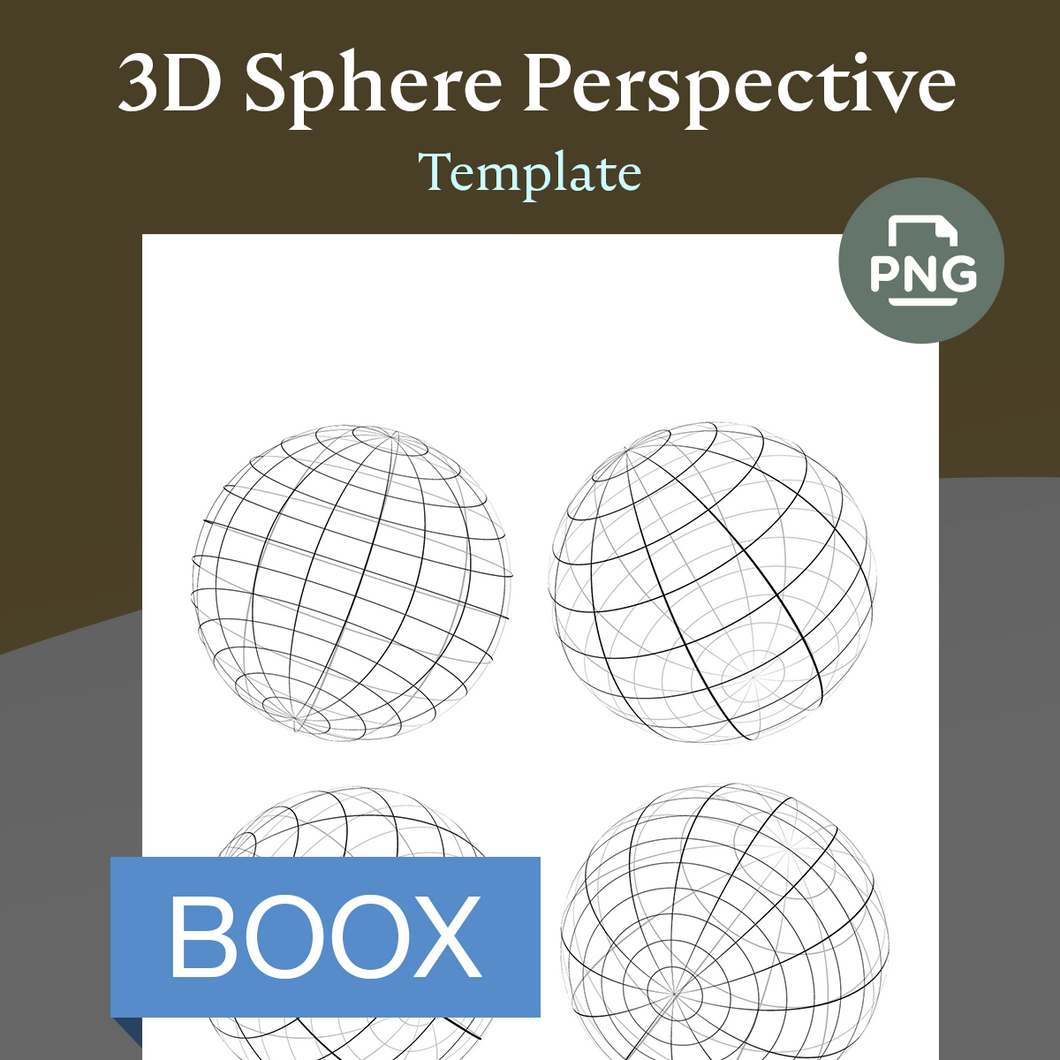 3D Sphere Perspective EInkTemplates