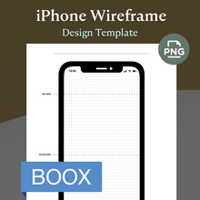 Load image into Gallery viewer, iPhone Wireframe Template