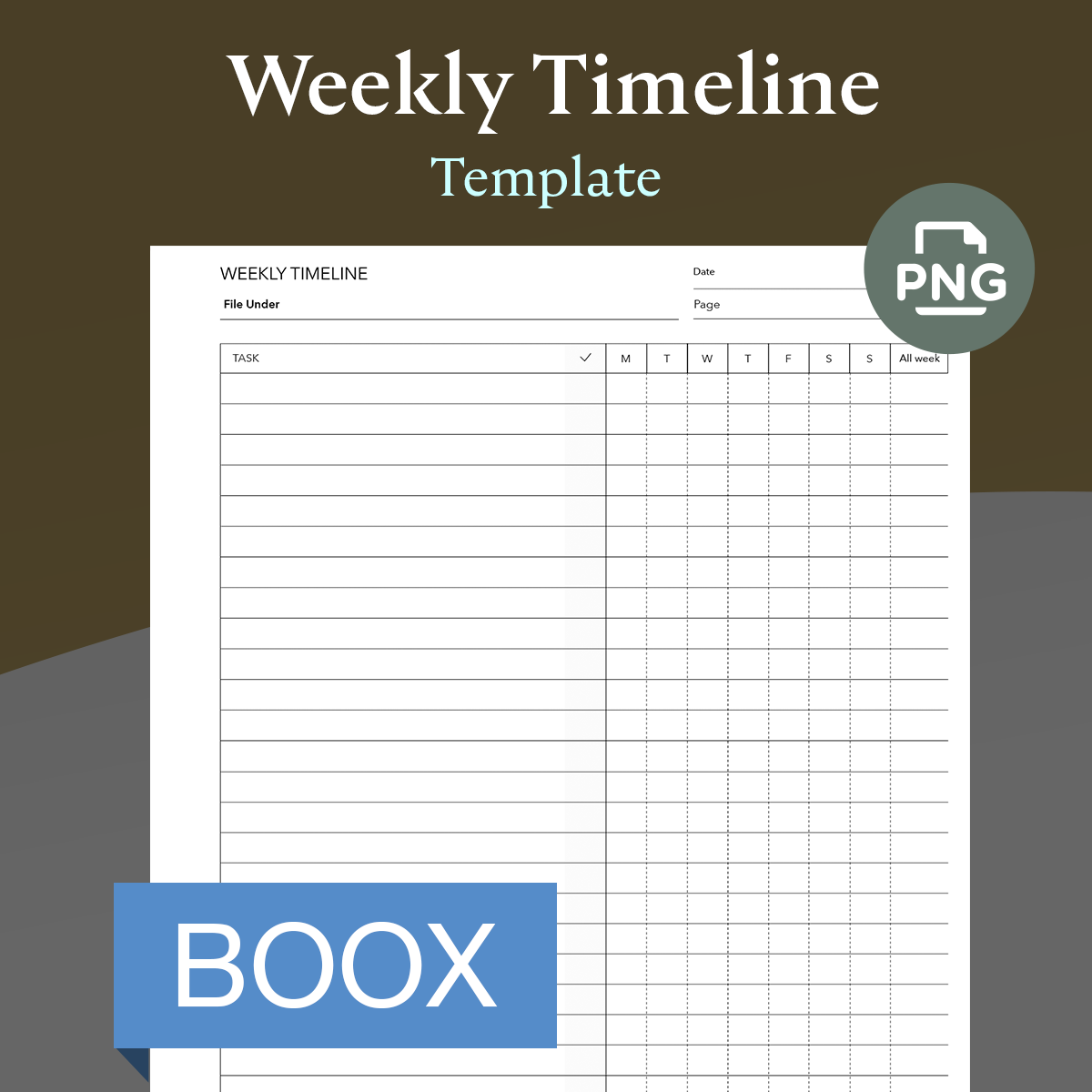 10 Week Timeline Pdf Onyx BOOX - Weekly Timeline template โ eInkTemplates
